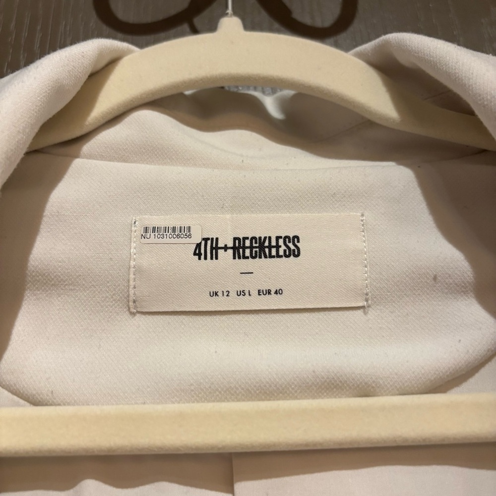 4TH & RECKLESS Sade White Blazer - Picture 9 of 9
